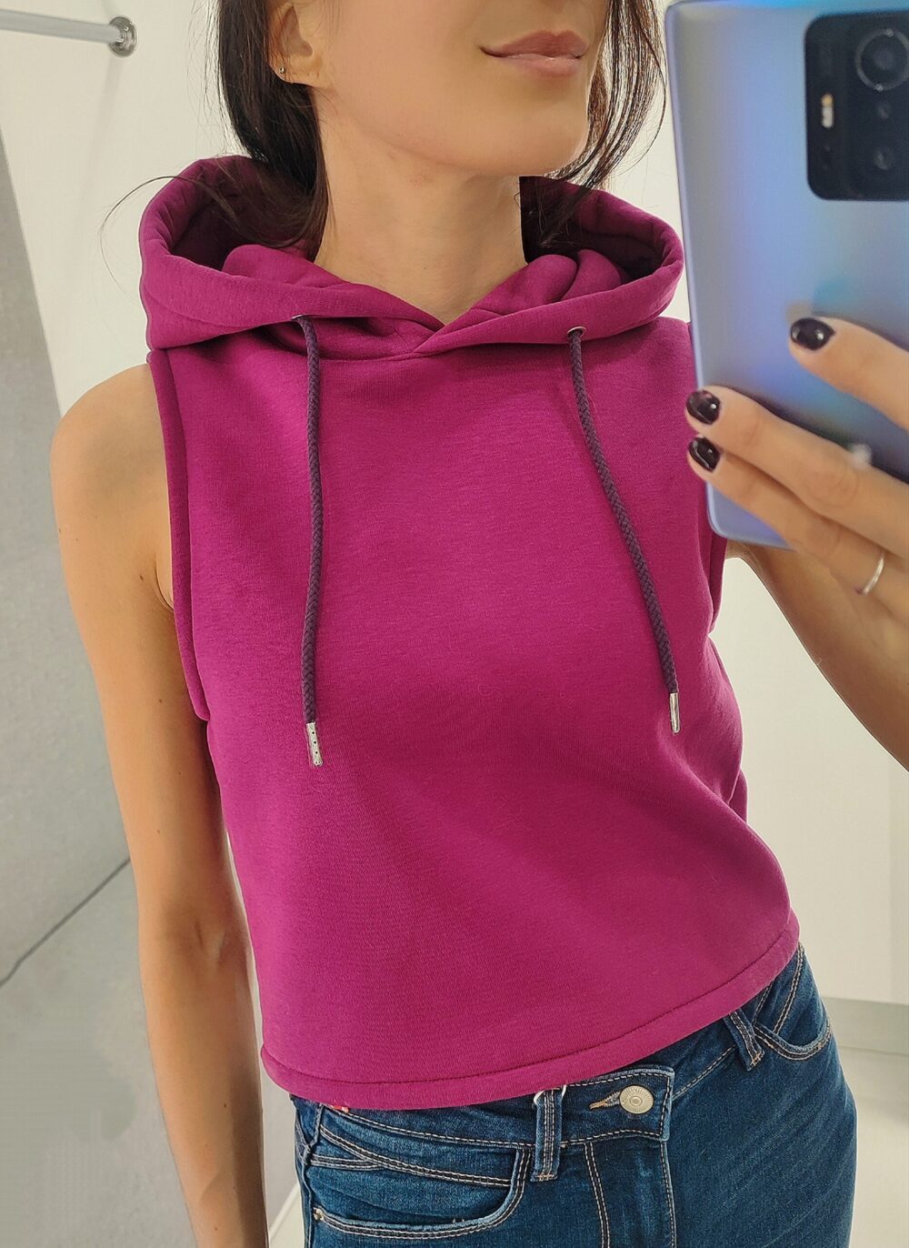 'Bebe' Hooded Vest in Different Colors - Longer Version (Pre-order) - Image 9